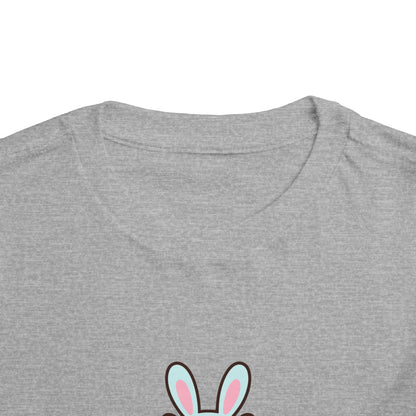 Toddler Tee — Cute Capybara Holding Easter Egg | "Happy Easter" Kids Shirt