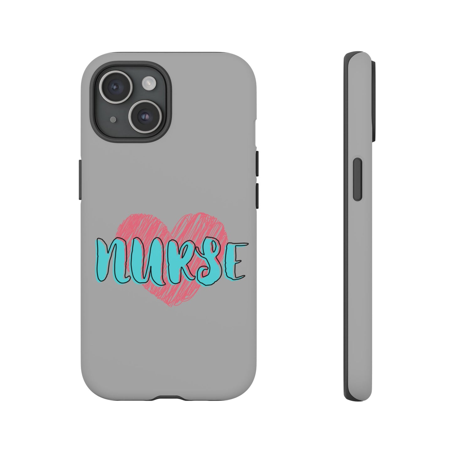 Nurse Heart Tough Phone Case — Cute Protective Phone Cover for Nurses
