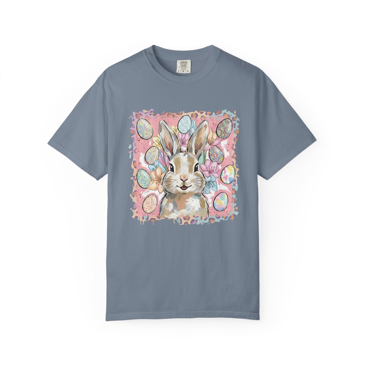 Easter Bunny Watercolor T-Shirt — Pastel Egg Spring Tee