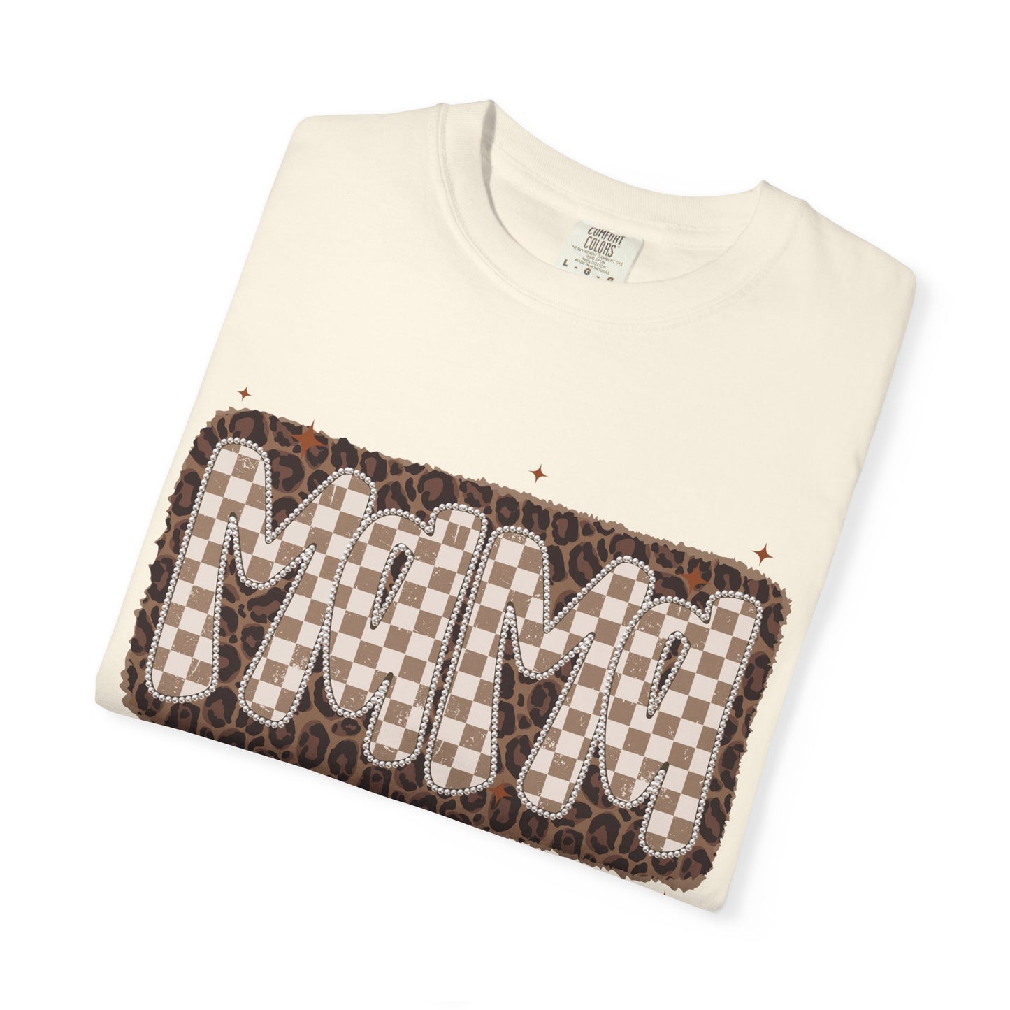 MaMa Checkered Graphic T-Shirt