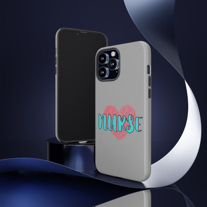 Nurse Heart Tough Phone Case — Cute Protective Phone Cover for Nurses