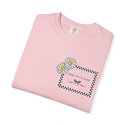 Daisy Checkerboard T-Shirt – "Cool Tia's Club" Graphic Tee