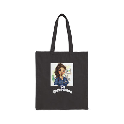Tote Bag — "La Enfermera" Canvas Tote
