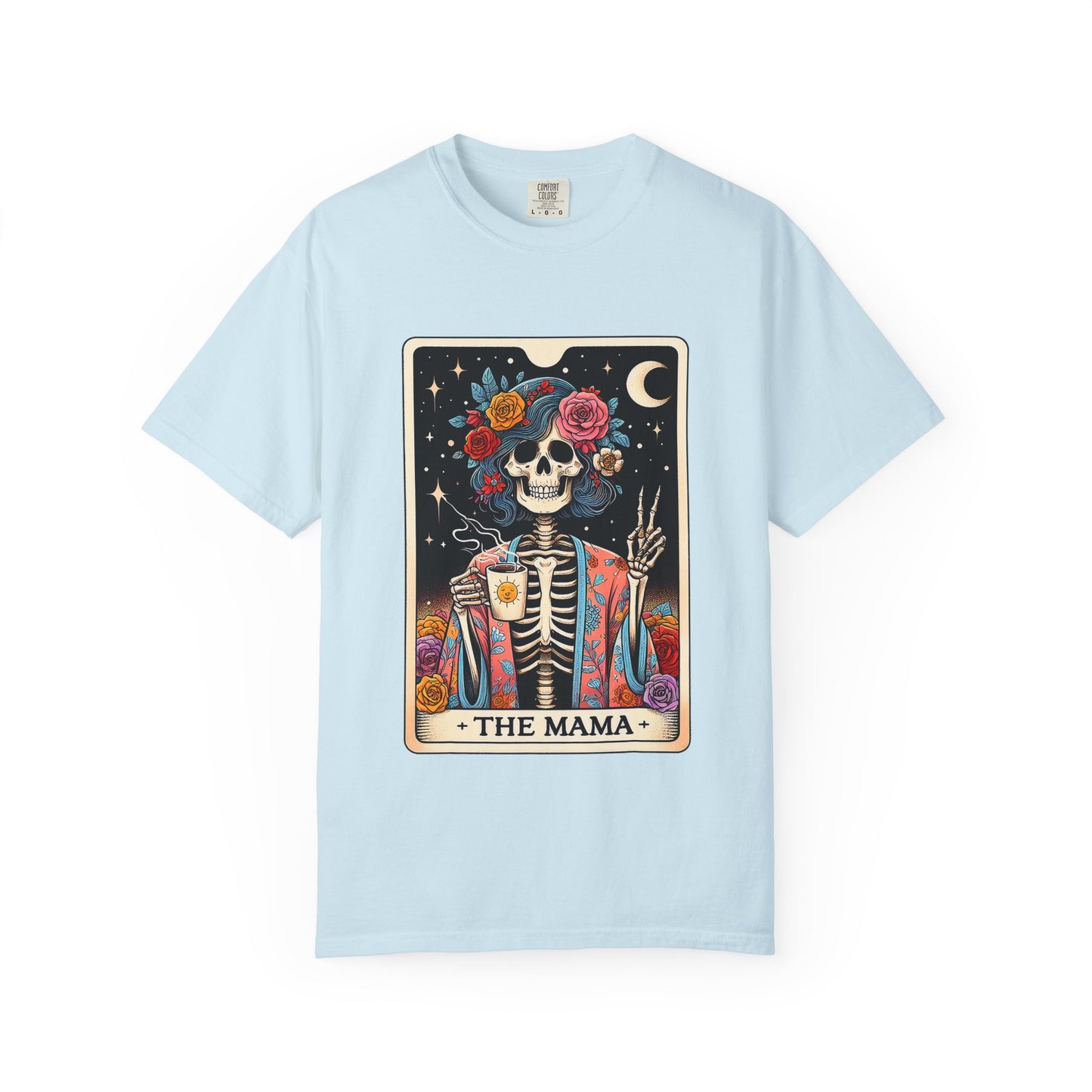Skull Tarot 'The Mama' T-Shirt — Boho Gothic Mother's Day Tee