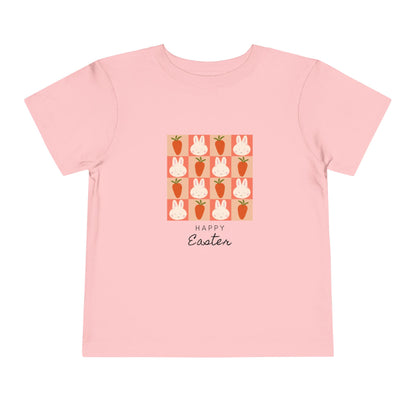 Toddler Tee — Happy Easter Bunny & Carrot Patch Kids Shirt