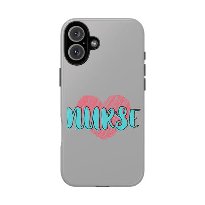 Nurse Heart Tough Phone Case — Cute Protective Phone Cover for Nurses