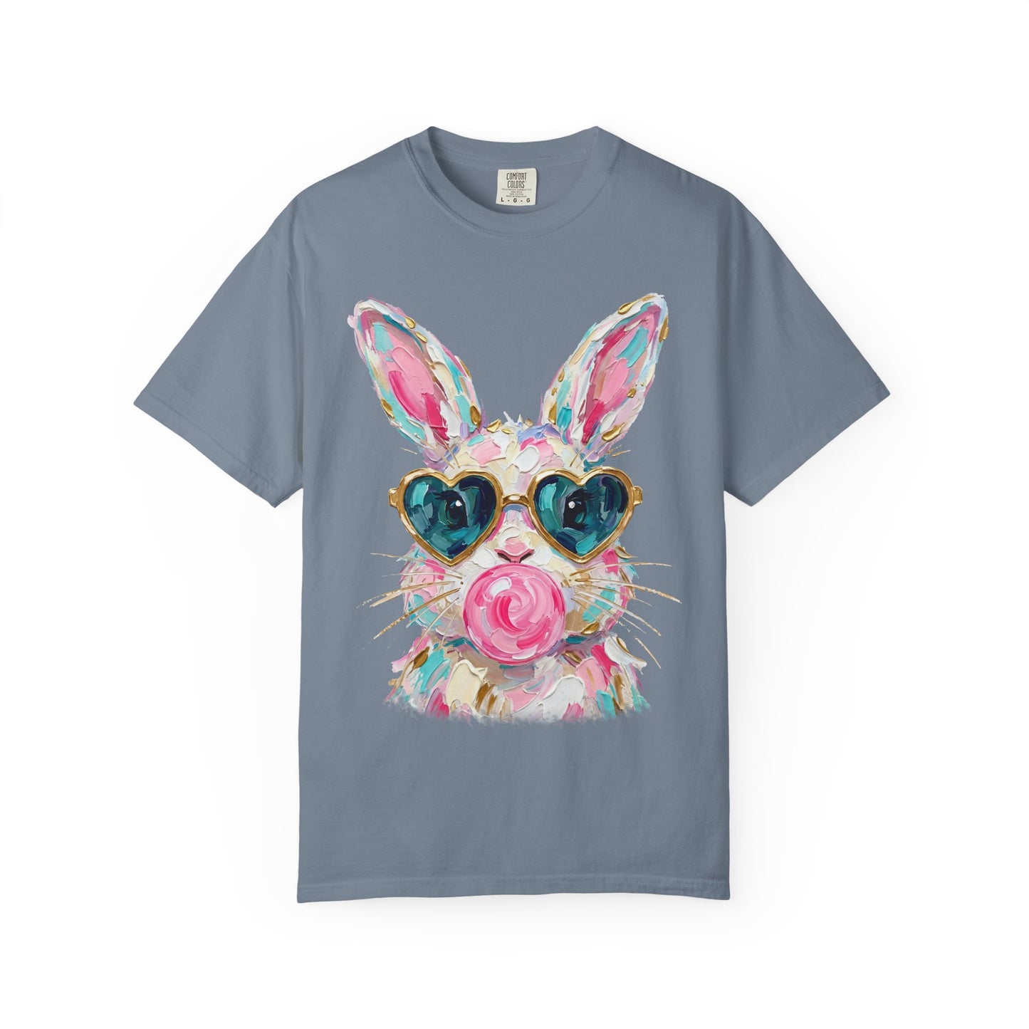 Bunny with Heart Sunglasses Graphic T-Shirt