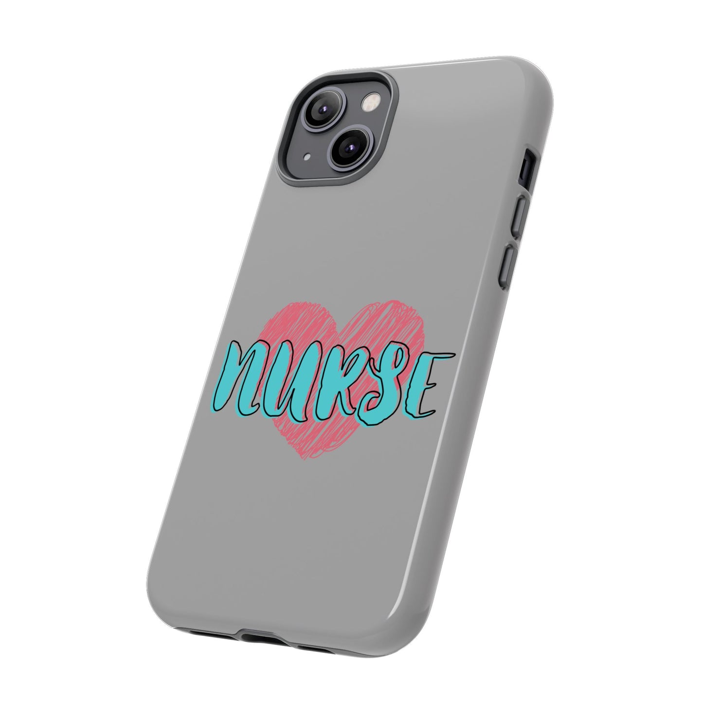 Nurse Heart Tough Phone Case — Cute Protective Phone Cover for Nurses