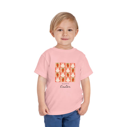 Toddler Tee — Happy Easter Bunny & Carrot Patch Kids Shirt