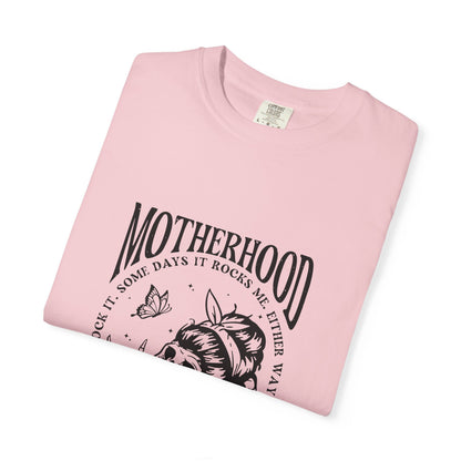 Motherhood Skull T‑Shirt — Vintage Mom Graphic Tee