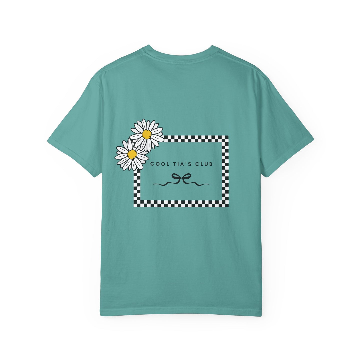 Daisy Checkerboard T-Shirt – "Cool Tia's Club" Graphic Tee