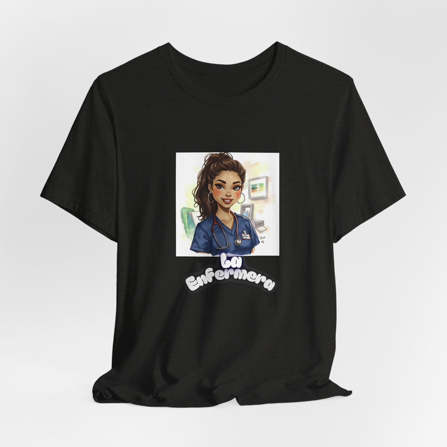 Nurse Empowerment Tee – Cute Female Nurse Illustration