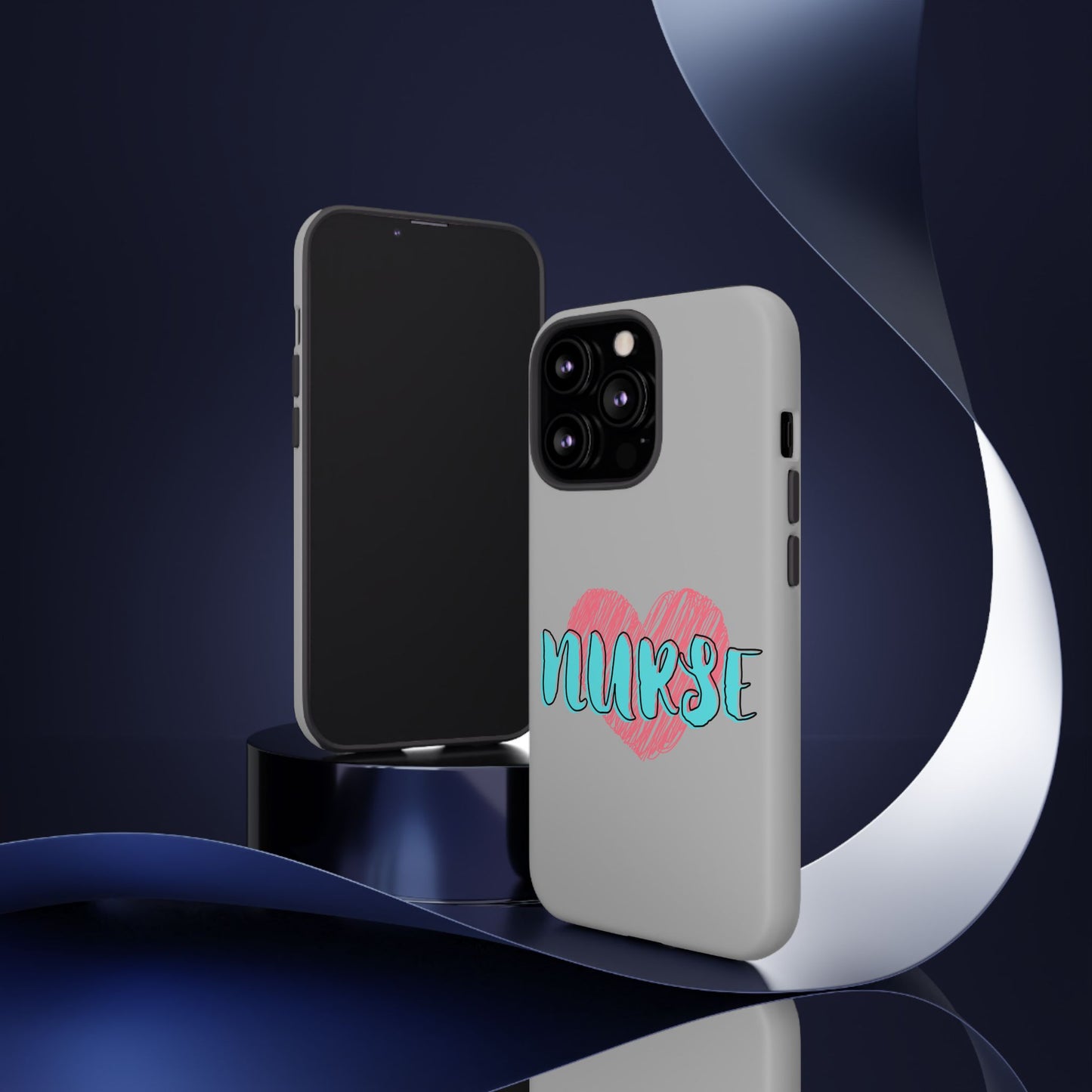 Nurse Heart Tough Phone Case — Cute Protective Phone Cover for Nurses