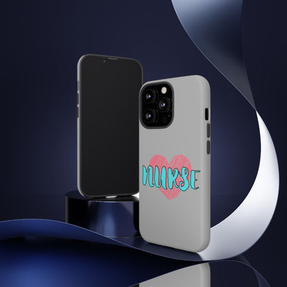 Nurse Heart Tough Phone Case — Cute Protective Phone Cover for Nurses