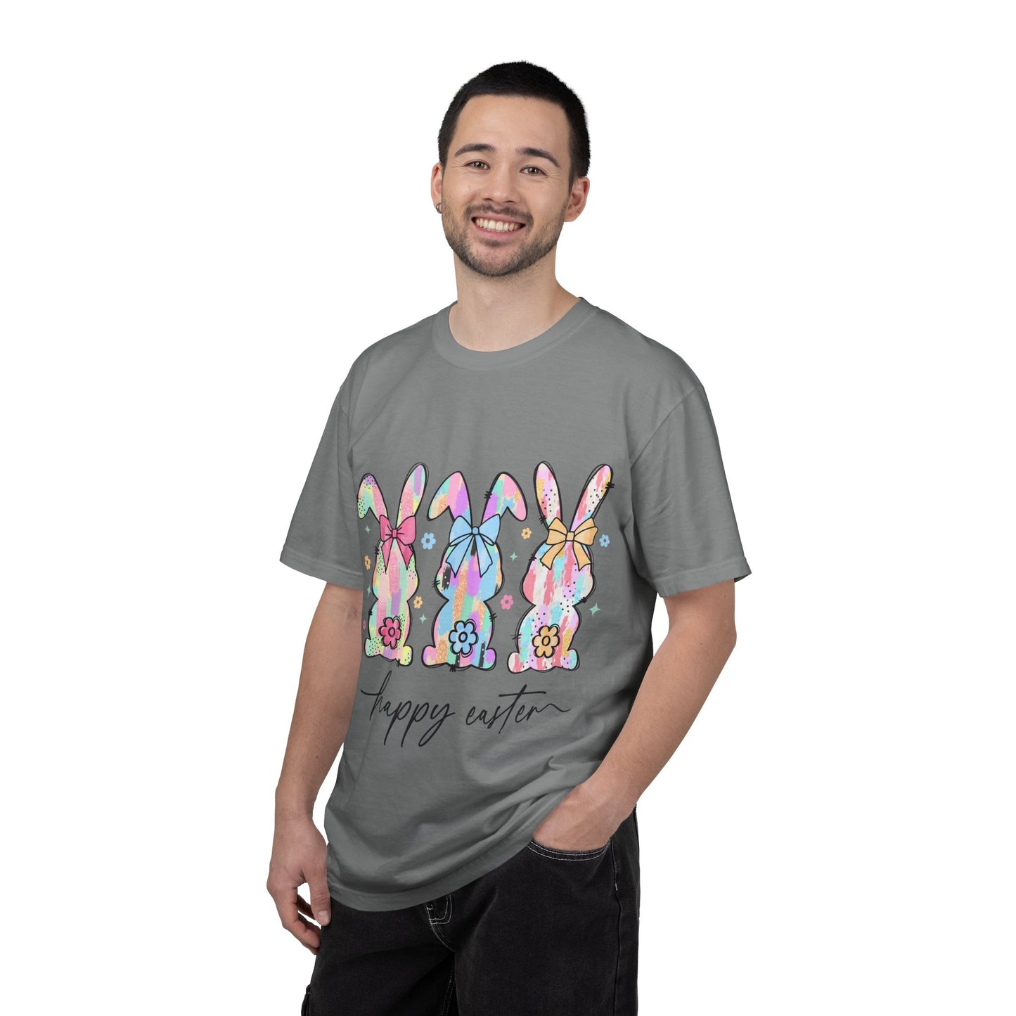 Happy Easter Unisex Garment-Dyed T-shirt
