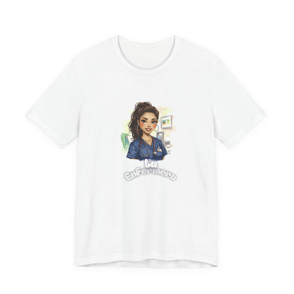 Nurse Empowerment Tee – Cute Female Nurse Illustration
