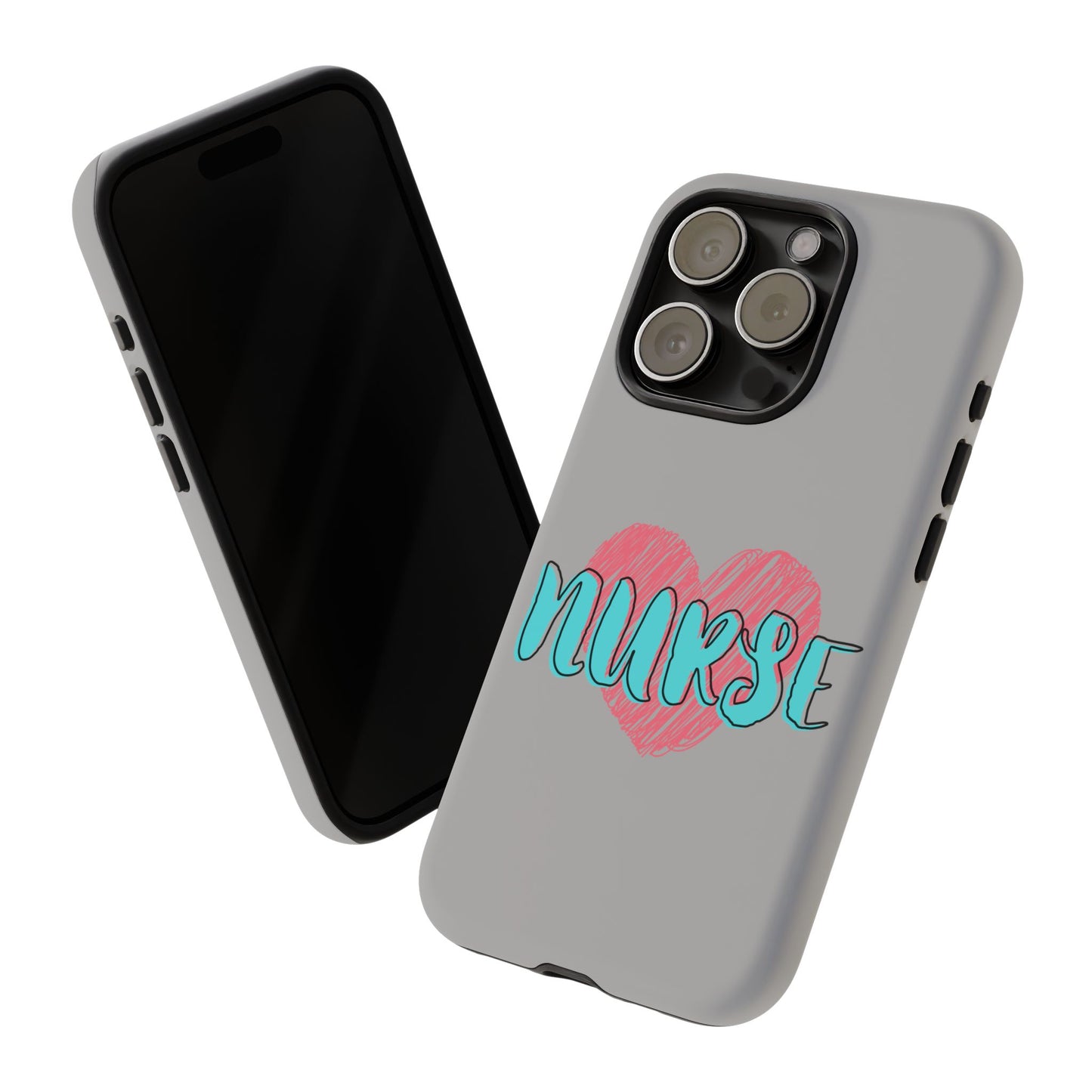 Nurse Heart Tough Phone Case — Cute Protective Phone Cover for Nurses