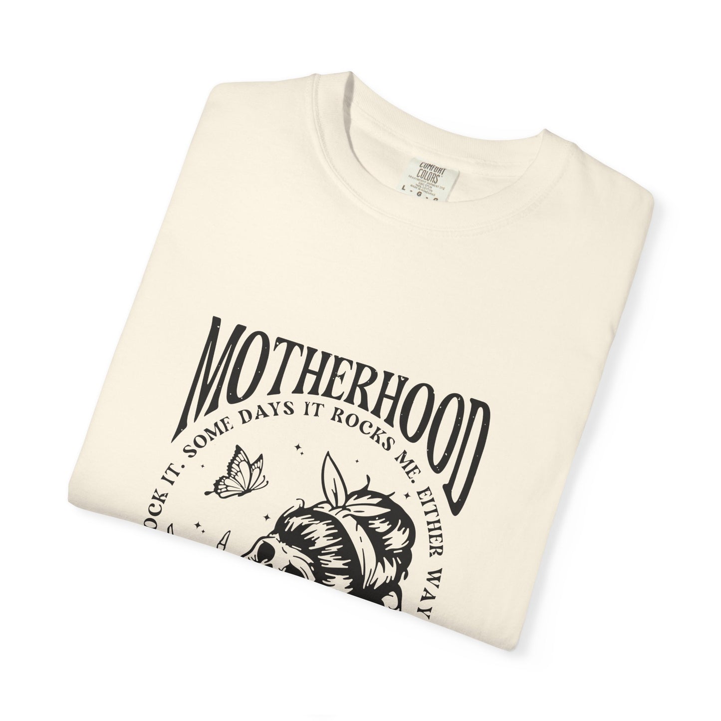Motherhood Skull T‑Shirt — Vintage Mom Graphic Tee