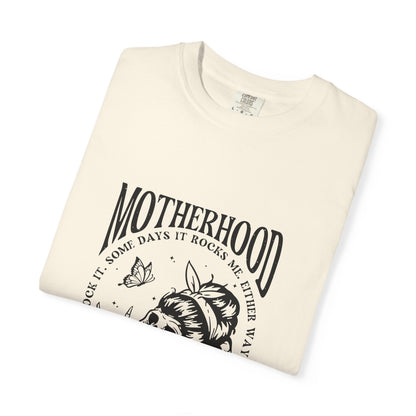 Motherhood Skull T‑Shirt — Vintage Mom Graphic Tee